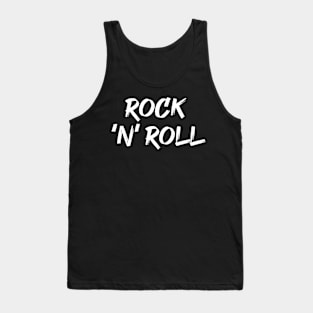 rock n roll logo Tank Top